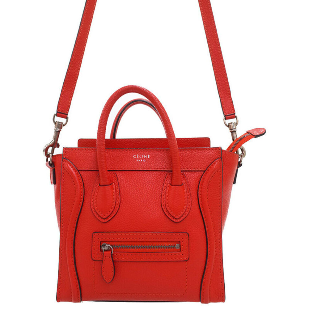 Celine Luggage Shopper Leather Shoulder Bag